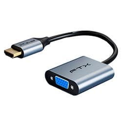 Ftx Cabo Adaptador Ftx Hdmi Macho Vga Femea Ct C160 PU31 HMVGA1 S0 Preto