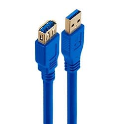 Ftx Cabo Extensao Ftx Usb Macho Femea 2M Ftx C160 U3 Amaf Azul