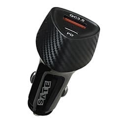 Satellite Carregador Bateria Veicular Satellite CC2011 30W Usb Usb Preto
