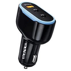 Satellite Carregador Bateria Veicular Satellite CC2014 30W Usb Usb Preto