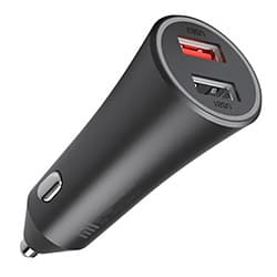 Xiaomi Carregador Bateria Veicular CC06ZM Usb Preto