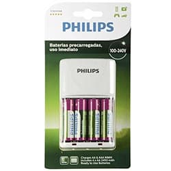 Philips Carregador Pilhas Pilhas Aa SCB2445NB