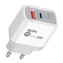 Kolke Carregador Tomada Kolke Kcr Usb Usb 20W Branco