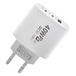 Mox Carregador Tomada Mox Mo HC40 Usb Usb 40W Branco