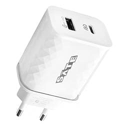 Satellite Carregador Tomada Satellite CC2001 Usb Usb 20W Branco