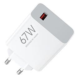 Xiaomi Carregador Tomada Mdy Eh Usb 67W Branco