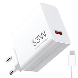 Xiaomi Carregador Tomada Mdy Ef 33W Cabo Usb Usb Branco