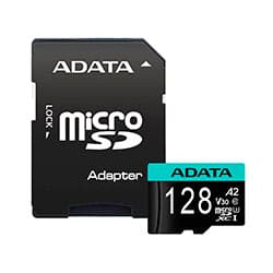 Adata Cartao Micro Sd Adata V30 Classe 4K AUSDX128GUI3V30SA2 RA1 128GB