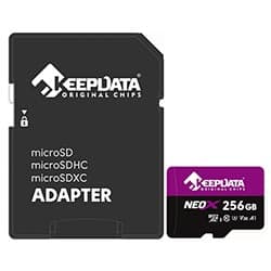 Keepdata Cartao Micro Sd Keepdata Neox C10 Xc U3 V30 A1 KDMSDC10U3V30A1 256GB