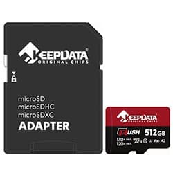 Keepdata Cartao Micro Sd Keepdata Rush C10 Xc U3 V30 A2 KDMSDC10U3V30A2 512GB