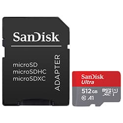 Sandisk Cartao Micro Sd Sandisk Ultra Class A1 U1 Sdsquac GN6MA 512GB