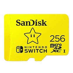 Sandisk Cartao Micro Sd Sandisk Switch Mario Gnczn 256GB