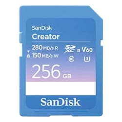 Sandisk Cartao Sd Sandisk Creator V60 U3 6K Uhd Sdsdxep Gncis 256GB