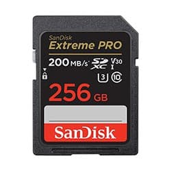 Sandisk Cartao Sd Sandisk Extreme Pro V30 U3 4K 256GB