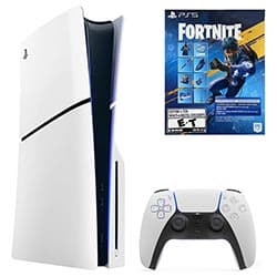 Sony Console Slim Cfi A01X Bivolt Jogo Fortnite Flowering Chaos Americano 1024GB Branco