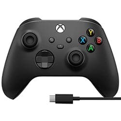Xbox Controle Microsoft Xbox Wireless Cabo Usb Preto