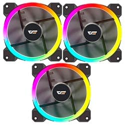 Acessório · Darkflash Cooler Gabinete Darkflash DR12 Pwm Aura Spectrum 12X12 Argb