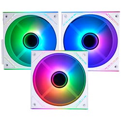 Acessório · Thermalright Cooler Gabinete Thermalright Tl M12QW X3 Infinity Mirror Argb Branco
