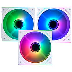 Thermalright Cooler Gabinete Thermalright Tl M12W X3 Infinity Mirror Argb Branco