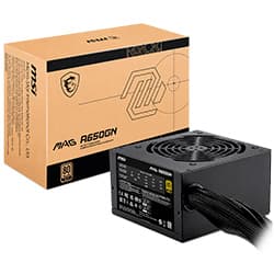 Msi Fonte Atx 650W Msi Mag A650GN Ii Plus Dourado