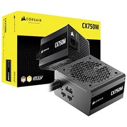 Corsair Fonte Alimentacao Corsair CX750M 750W Atx Semi Modular Cybenetics Bronze Cp