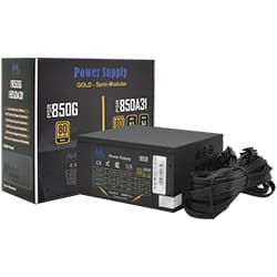 Mtek Fonte Alimentacao Mtek PSR850A31 850W Atx Semi Modular Plus Atx Dourado