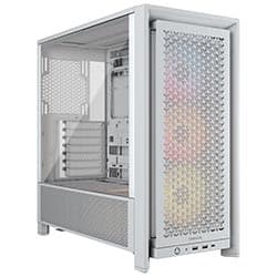 Acessório · Corsair Gabinete Corsair Frame Series Airflow Cc Ww Mid Tower Cooler Argb Branco