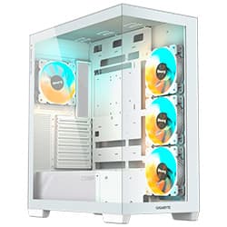 Acessório · Gigabyte Gabinete Gigabyte Gb C500PI Panoramic Stealth Ice Mid Tower Cooler Argb Branco