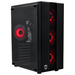 Satellite Gabinete Satellite K878 Mid Tower Cooler Preto