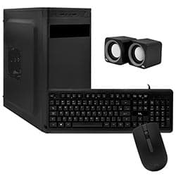 Mtek Gabinete Mtek DK01 Fonte 500W Speaker Portugues Preto