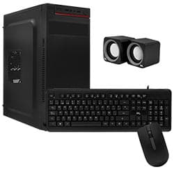 Mtek Gabinete Mtek DK03 Fonte 500W Speaker Espanhol Preto