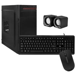 Mtek Gabinete Mtek DK03 Fonte 500W Speaker Portugues Preto