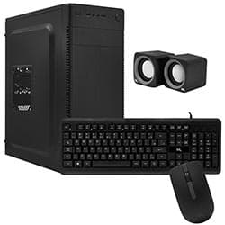 Mtek Gabinete Mtek DK04 Fonte 500W Speaker Portugues Preto