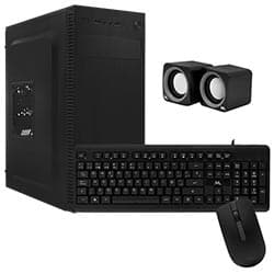 Mtek Gabinete Mtek DK05 Fonte 500W Speaker Espanhol Preto