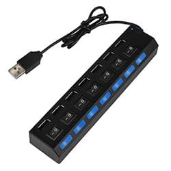 Satellite Hub Usb Satellite HUB16 Portas 480MBPS Preto