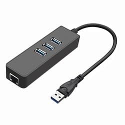 Satellite Hub Usb Satellite HUB41 Portas Usb Rj 1000MBPS Preto