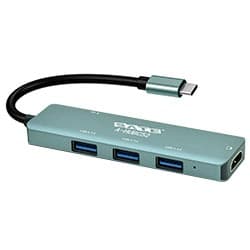 Satellite Hub Usb Satellite HUBC52 Portas Hdmi Usb Usb Femea Cinza