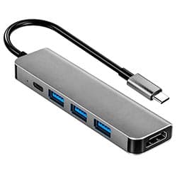 Satellite Hub Usb Satellite HUBC58 Portas Hdmi Usb Usb Femea Cinza