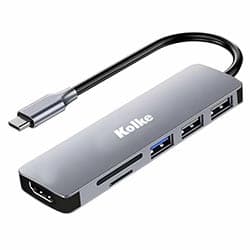Kolke Hub Usb Kolke Kch Portas Usb Usb Hdmi Sd Tf Cinza
