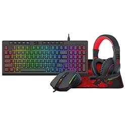 Redragon Essentials S148 Mousepad Rgb Ingles Preto