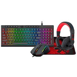 Redragon Essentials S149 Mousepad Rgb Ingles Preto