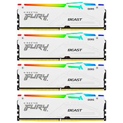 Acessório · Kingston Fury Beast DDR5 4X16GB 6000MHZ Rgb 64GB Branco