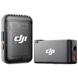 Dji Microfone Dji Mic Wireless 1TX 1RX Fcc Lightning Usb Preto