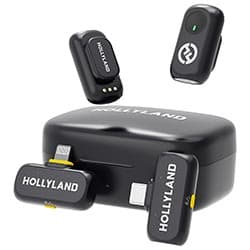 Hollyland Microfone Hollyland Lark A1 Lavalier Combo Wireless Lightning Usb Charcoal