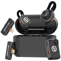 Hollyland Microfone Hollyland Lark M2S Ultimate Combo Wireless Lightning Usb Space Cinza