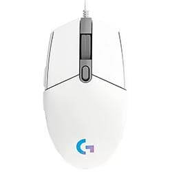 Logitech Mouse Gaming Logitech G203 USB até 8.000 DPI com Backlight RGB - Preto
