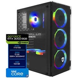Acessório · Intel Pc Montado Intel I7 9GHZ Ssd Geforce RTX3050 512GB Preto