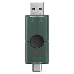 Acessório · Kingston Pendrive Kingston Datatraveler Duo Usb Usb DTDEG2 256GB Verde
