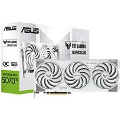 Asus Placa Video Tuf Oc Geforce RTX5070TI GDDR7 Tuf RTX5070TI O16G 16GB Branco