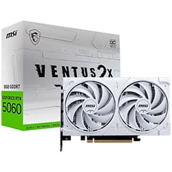 Msi Placa Video Msi Ventus 2X Oc Geforce RTX5060 GDDR7 V537 8GB Branco